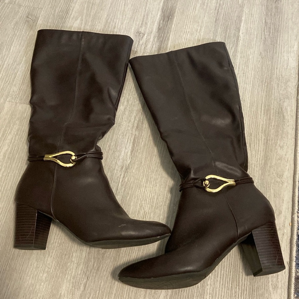 Dexflex comfort high heel riding boots